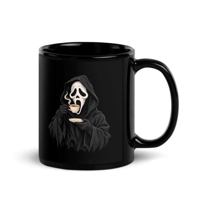 Tazza nera lucida